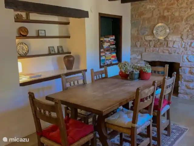 Prachtige finca met privé zwembad huren in Spanje, Costa Blanca, Jávea - finca eetkamer