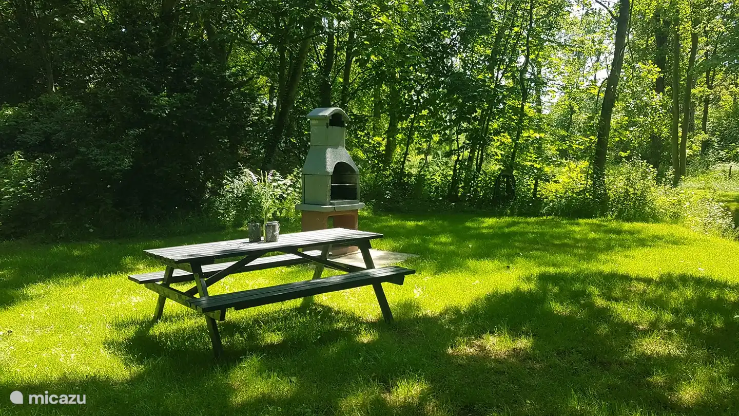 zona de picnic con barbacoa