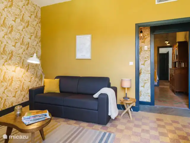 apartamento en Francia, Aude, Raissac-d'Aude – Logement Onze - Apartamento Qirinye La luminosa y espaciosa sala de estar del apartamento.