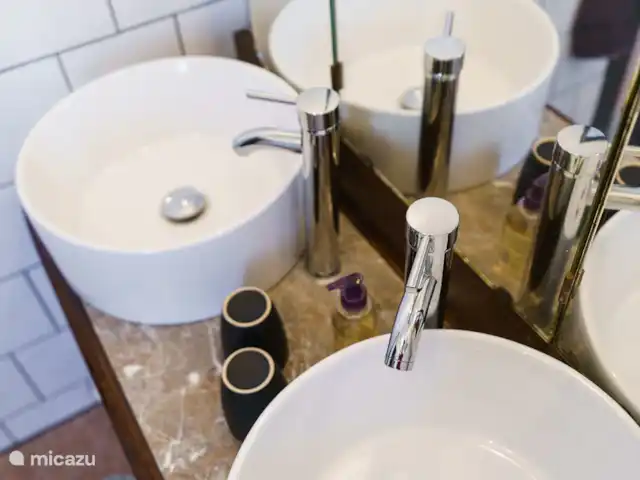 apartamento en Francia, Aude, Raissac-d'Aude – Logement Onze - Apartamento Qirinye el baño moderno con ducha de lluvia