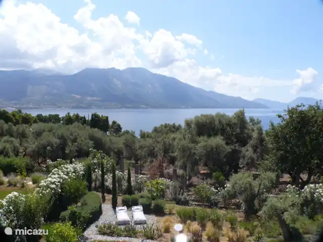 Villa Míticas en Grecia, Gracia Central, Pogonia - villa Balcón con vista a la relajante terraza