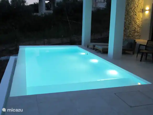 Villa Míticas en Grecia, Gracia Central, Pogonia - villa Piscina climatizada por la noche