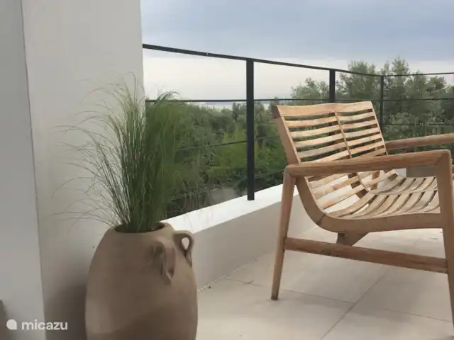 Villa Míticas en Grecia, Gracia Central, Pogonia - villa Sala de estar con terraza