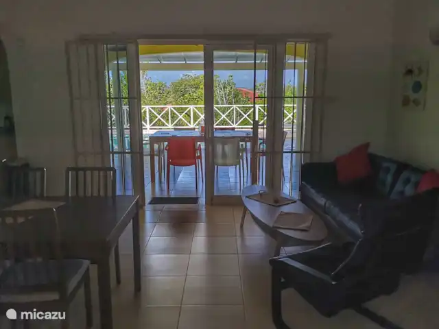 Villa Alana met privé zwembad huren in Curaçao, Banda Abou (west), Fontein - villa Buiten eethoek