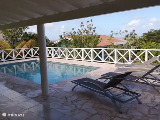Villa Alana met privé zwembad huren in Curaçao, Banda Abou (west), Fontein - villa pooldeck