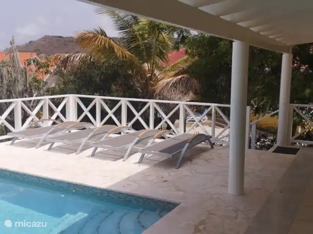 Villa Alana met privé zwembad huren in Curaçao, Banda Abou (west), Fontein - villa Pooldeck