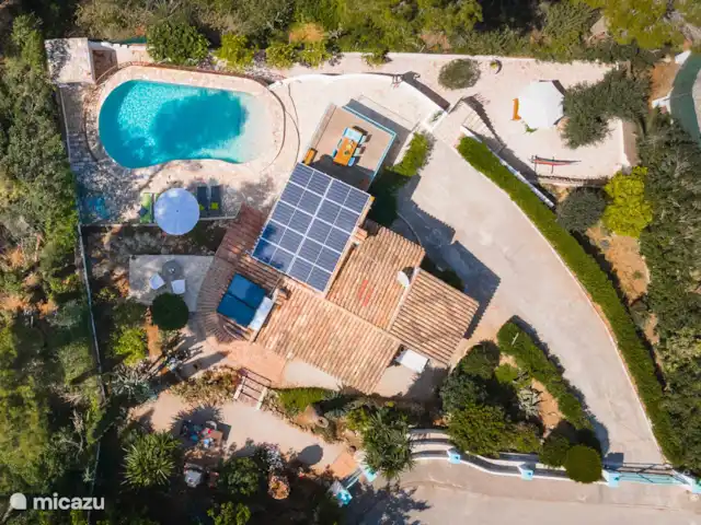 Casa Kamas huren in Spanje, Costa Blanca, Jávea - villa Overview van het huis vanuit de lucht