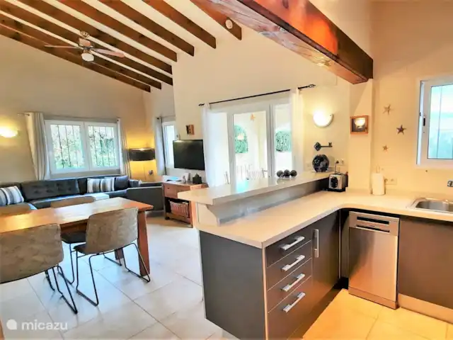 Villa La Rioja à Benissa Costa | Espagne, Costa Blanca, Benissa - villa L’espace de vie ouvert et confortable