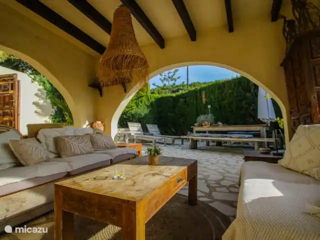 Casita Manana | Espagne, Costa Blanca, Moraira - villa Jardin privé avec terrasse couverte (Naja) et grande table à manger en bois - Bungalow de vacances Casita Manana à Moraira, Costa Blanca