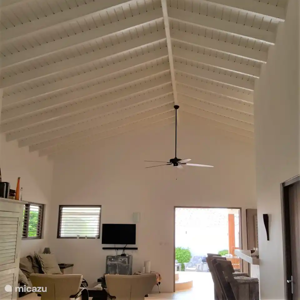 Les beaux hauts plafonds rendent la Villa Caribbean Dream encore plus spacieuse