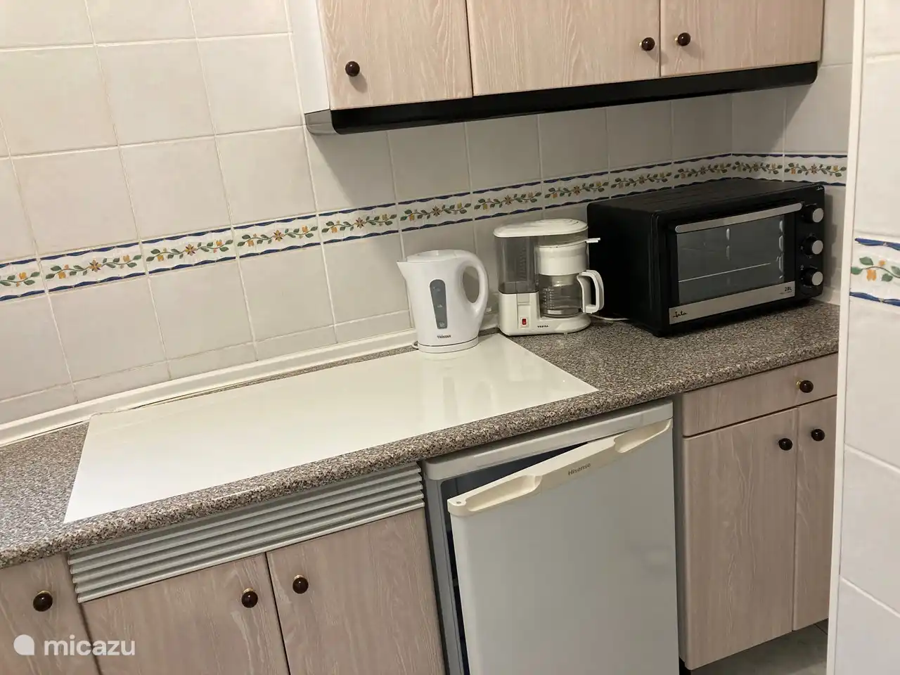 Coin cuisine de l'appartement