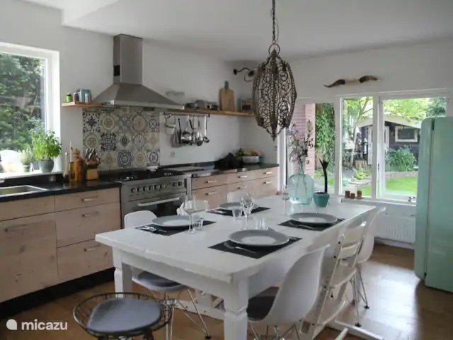 Location de Vacances Pays-Bas, Hollande du Nord, Alkmaar, villa - salon plage maison Cuisine à manger