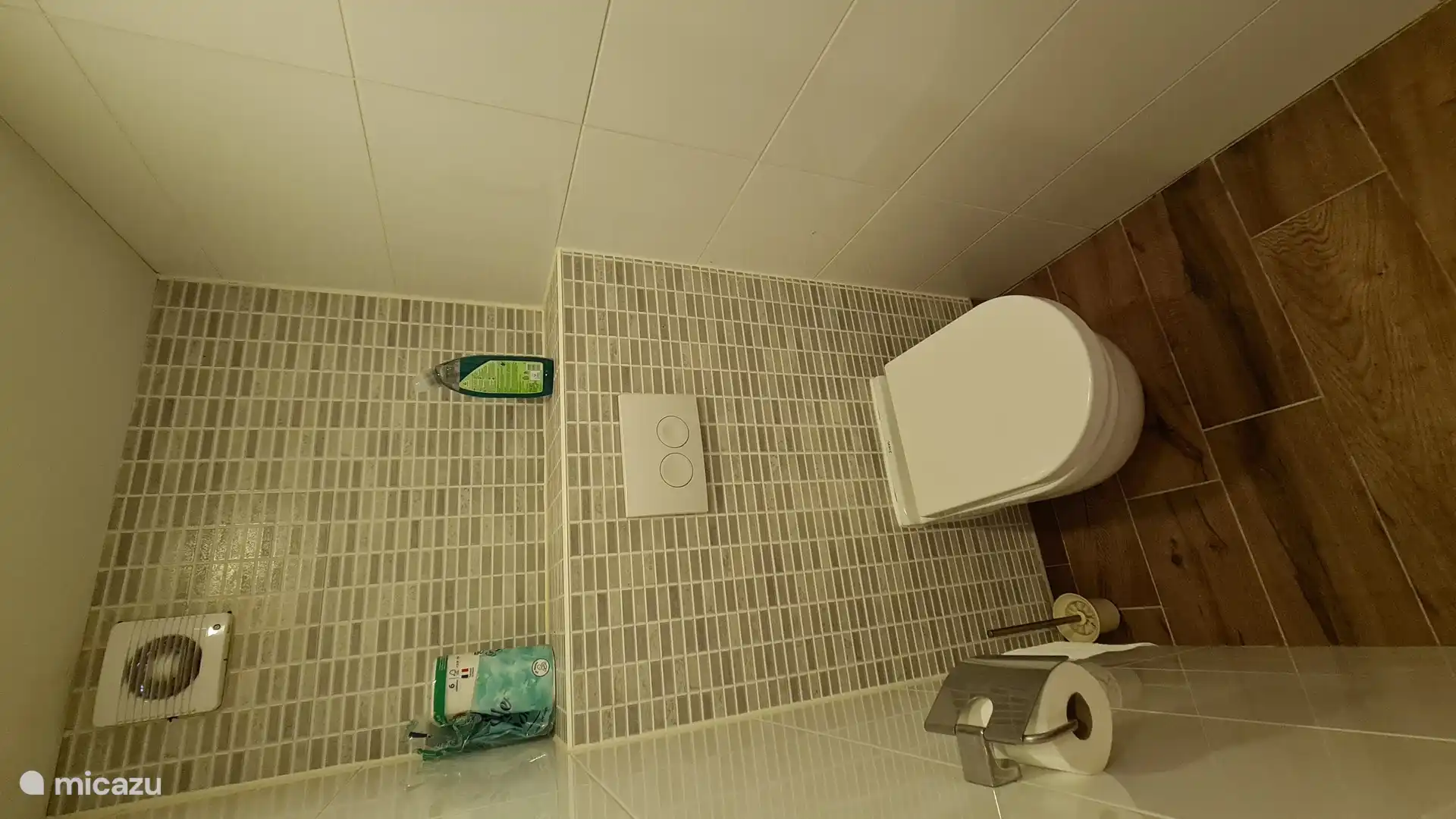 Toilette im Badezimmer im Hauptschlafzimmer