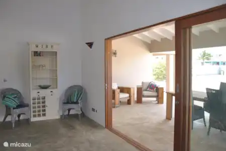 Vakantiehuis Bonaire, Bonaire, Sabadeco appartement Cas Ambiente Bonaire Uitzicht woonkamer