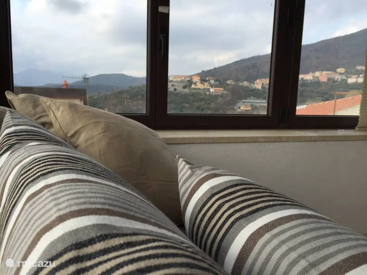 Wintergarten auf der großen Dachterrasse