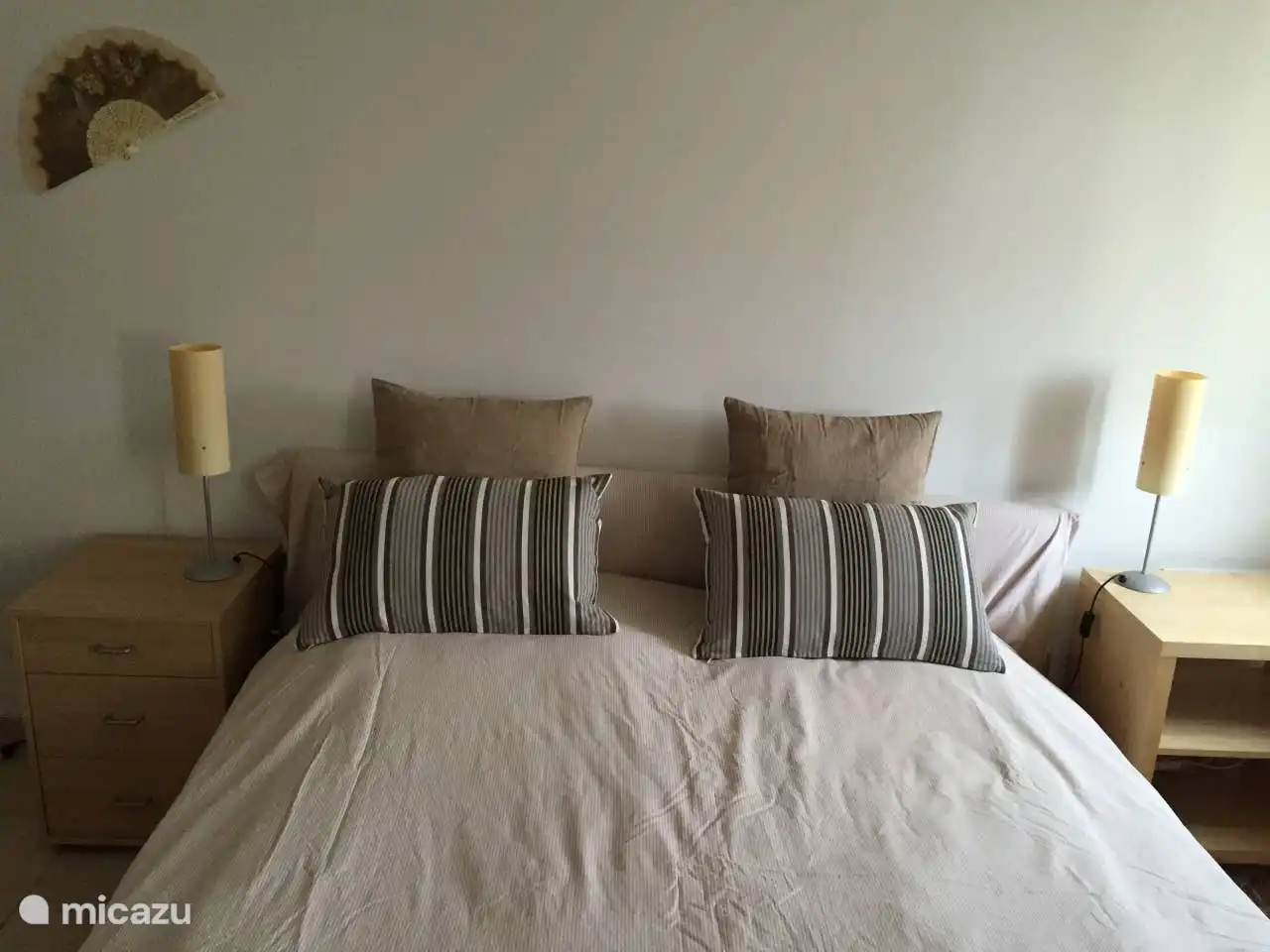 Das Hauptschlafzimmer mit Bad en suite