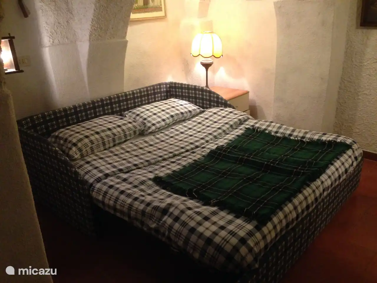 1 der beiden Schlafsofas im Erdgeschoss für zwei Personen