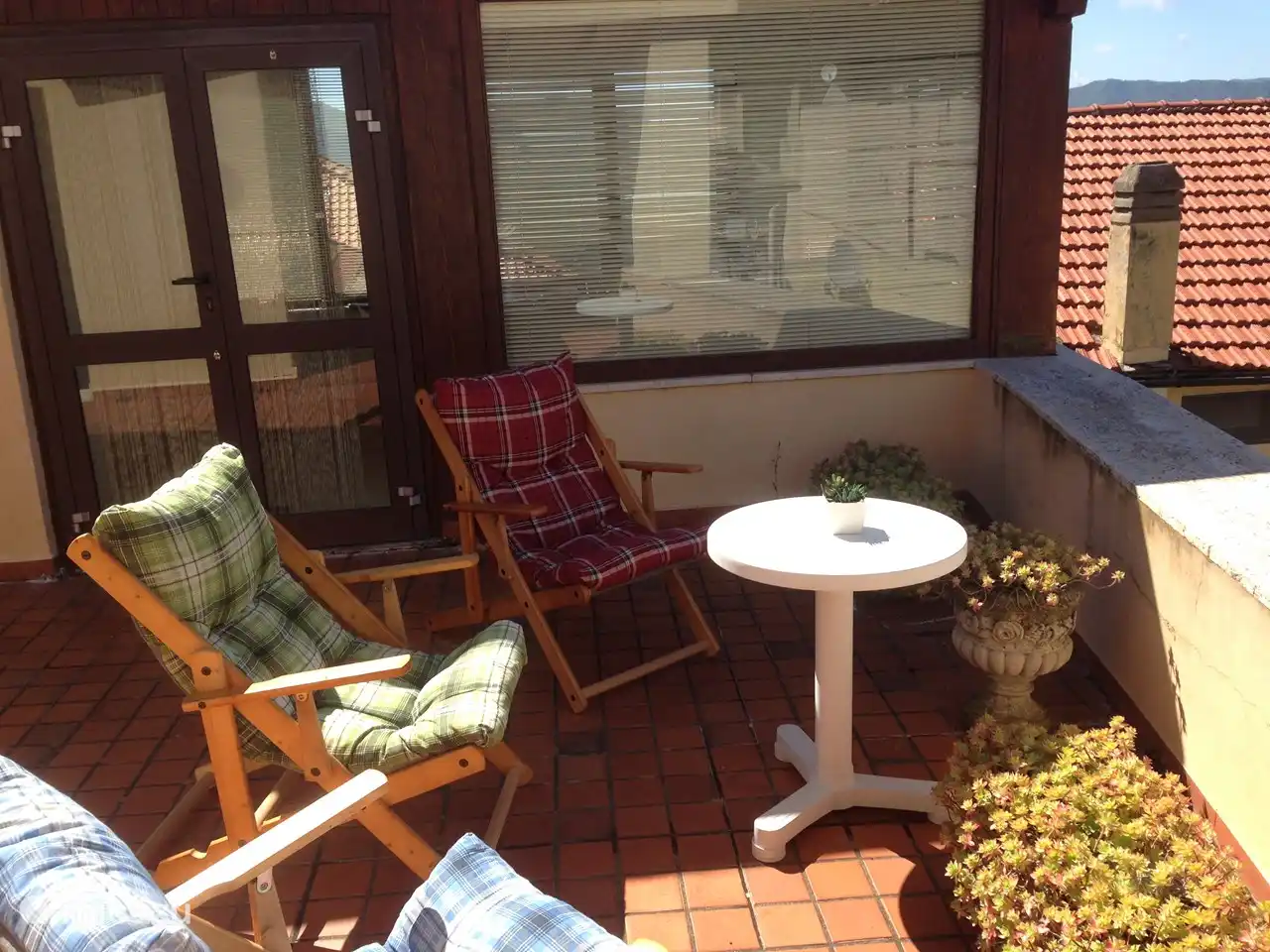 Teil der großen Terrasse