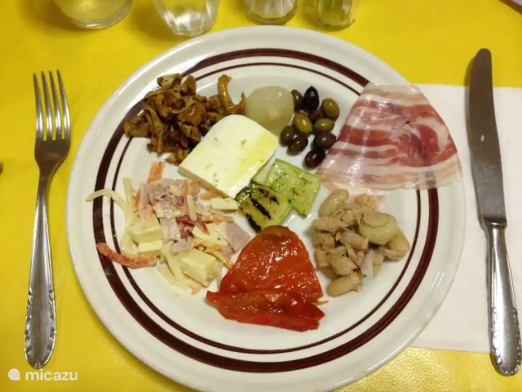 Anti Pasti im Ristorante Da Bianca in Arnasco
