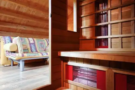 Vacation rental Belgium, Ardennes, Erezée chalet Chalet Pidoux Infrared sauna
