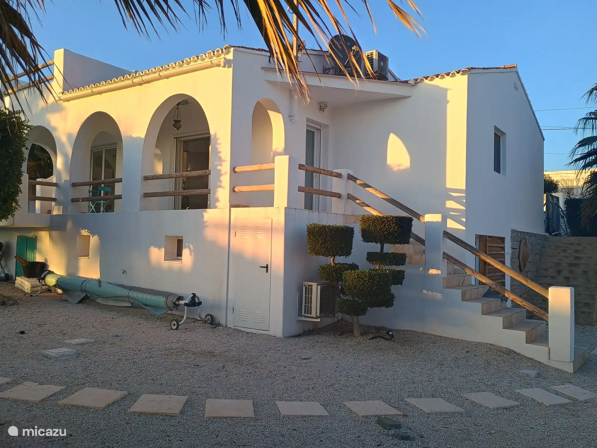 coucher de soleil d'hiver à Lusi