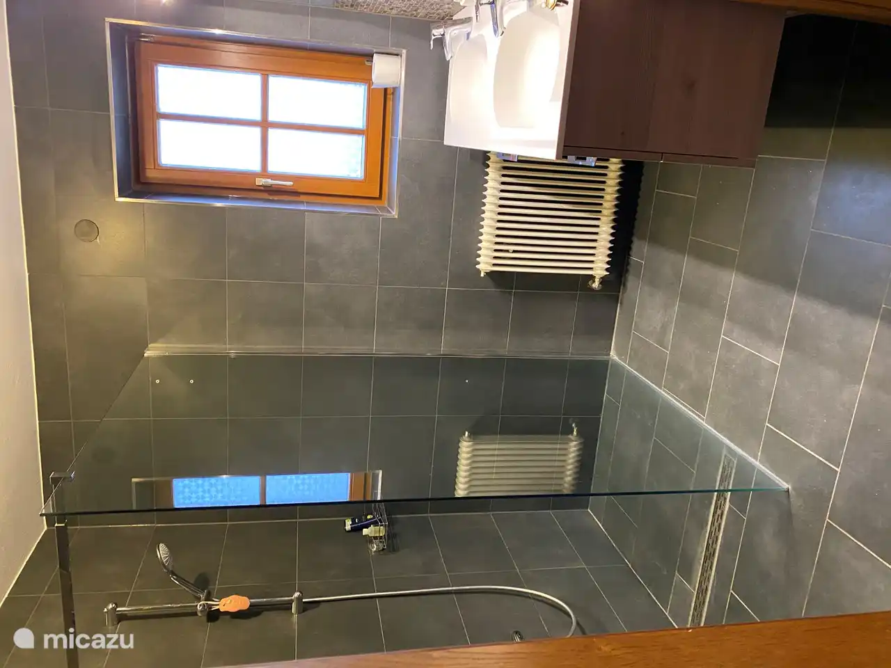 Baño en la planta baja, con ducha.