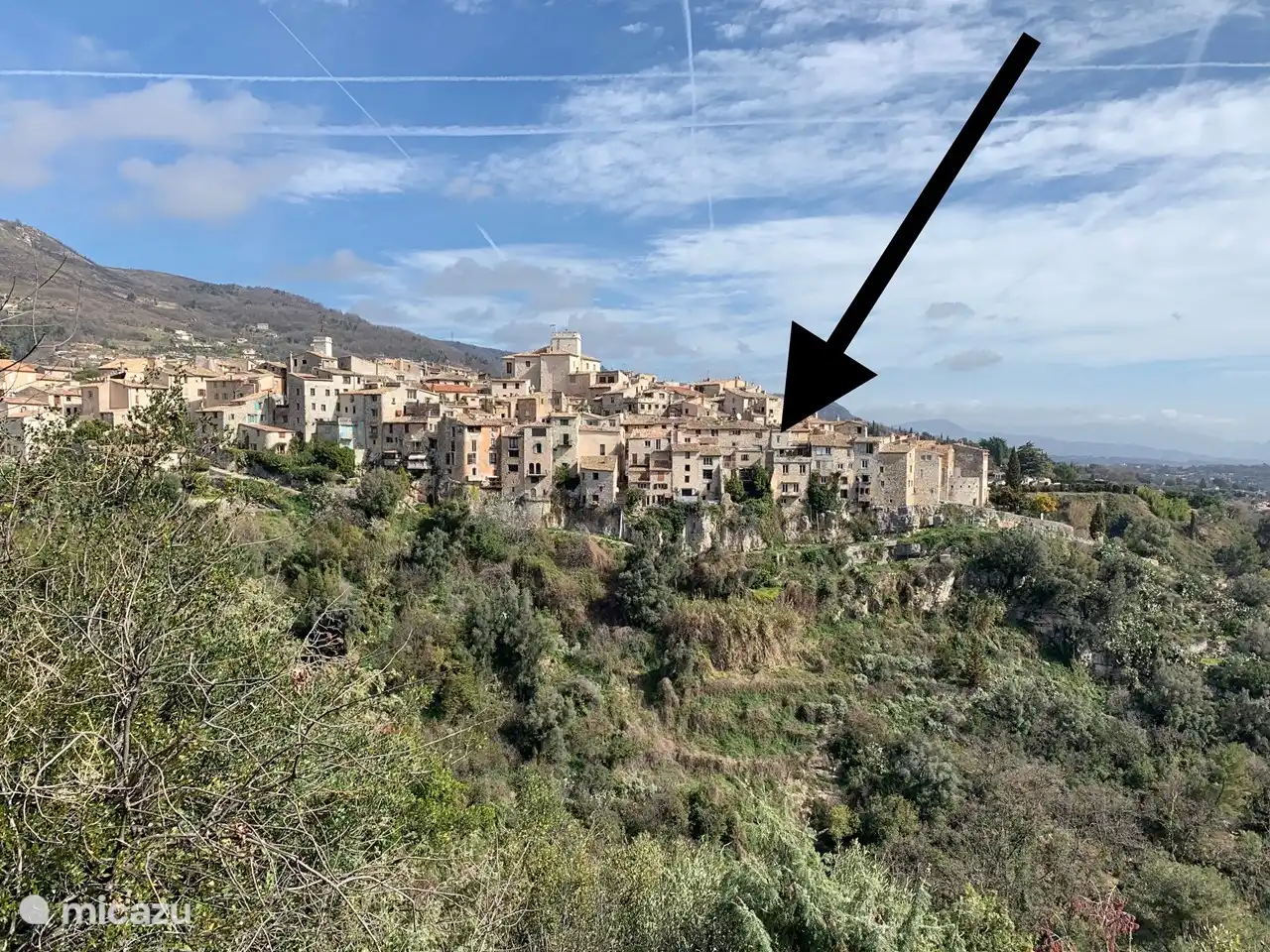 im Zentrum des malerischen Dorfes