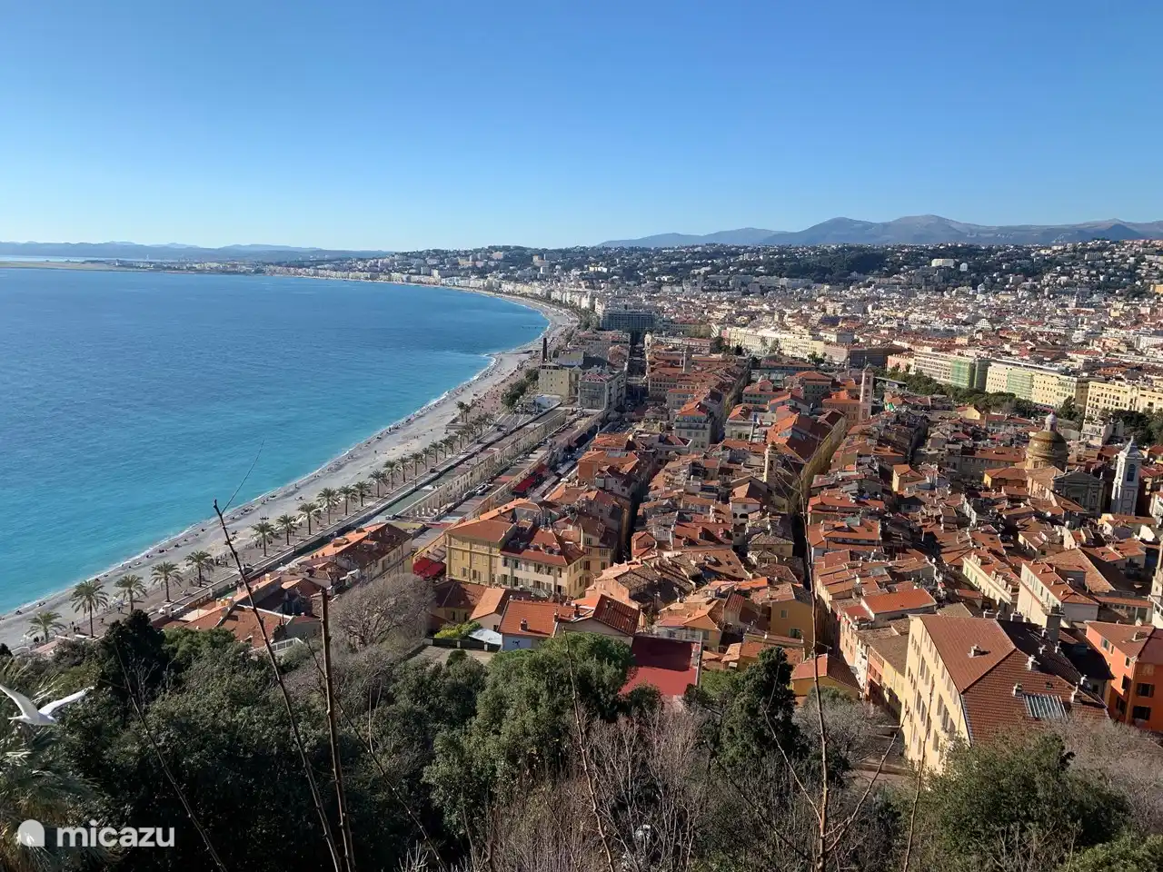 die Altstadt und die Promenade des Anglais in Nizza
