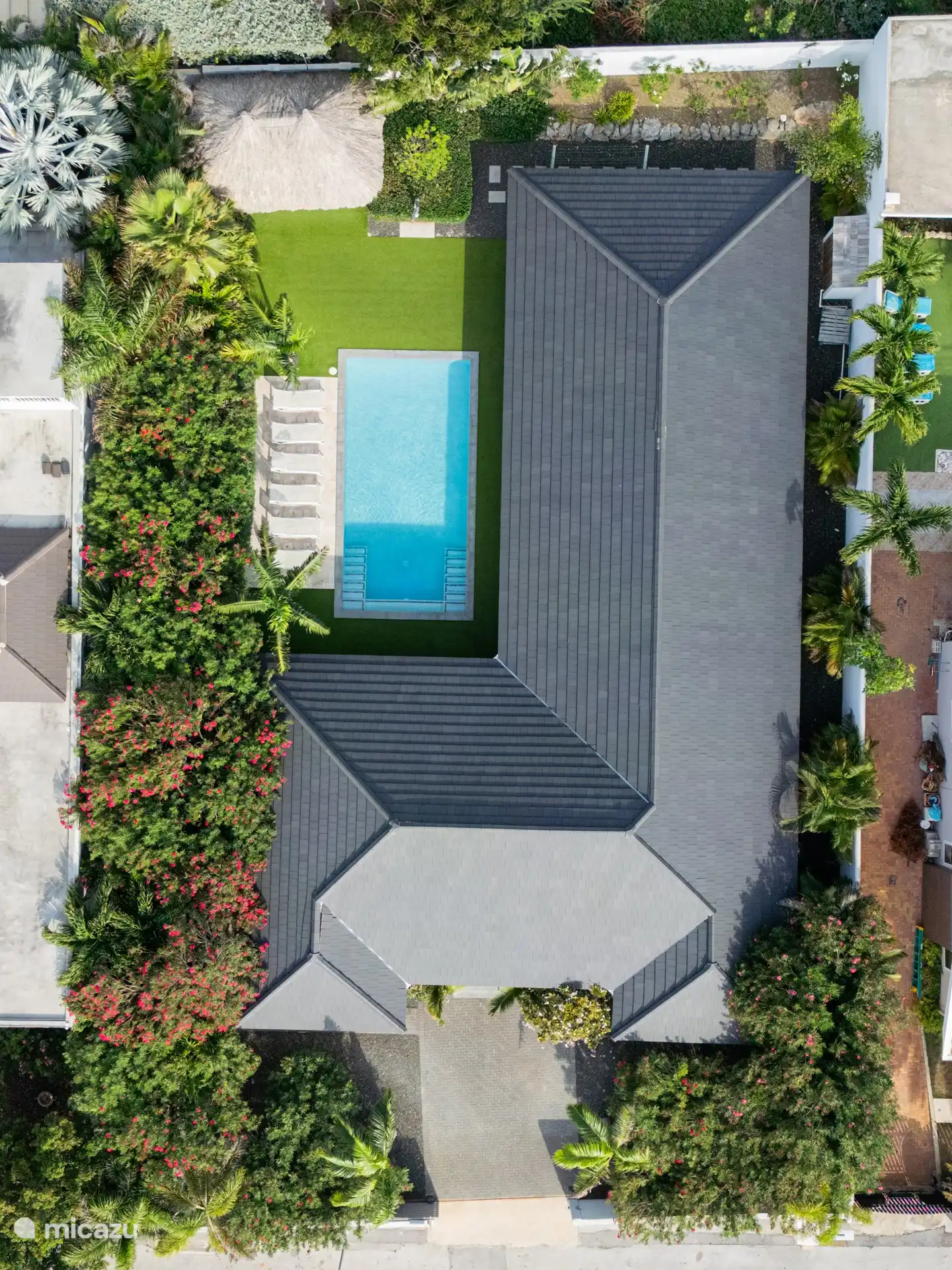 Garten mit viel Grün