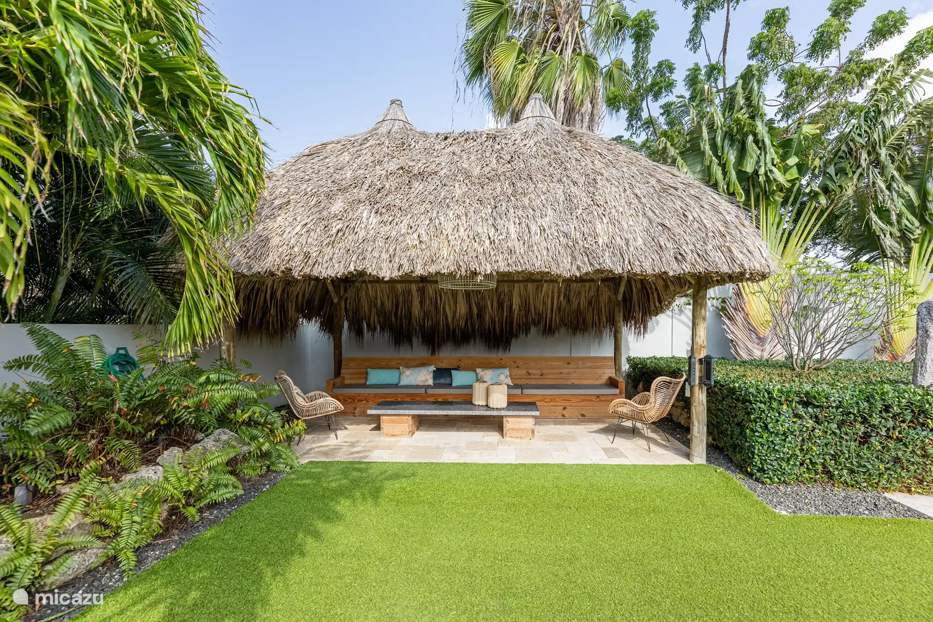 Palapa für Nachmittagsgetränke