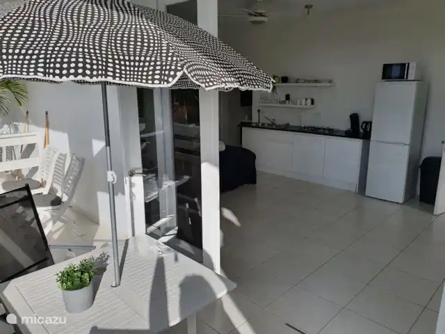 Appartement B2 JAN THIEL TOUT COMPRIS !! | Curaçao, Banda Ariba (est), Jan Thiel - appartement Cuisine avec 2 lits d’appoint avec climatisation