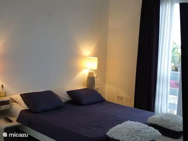 Penthouse avec piscine véritablement privée | Curaçao, Banda Ariba (est), Jan Thiel - penthouse Chambre 1 avec un lit double