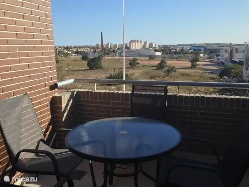 Balcón en la sala de estar.