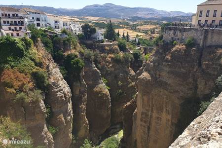 White city of Ronda built on gorge