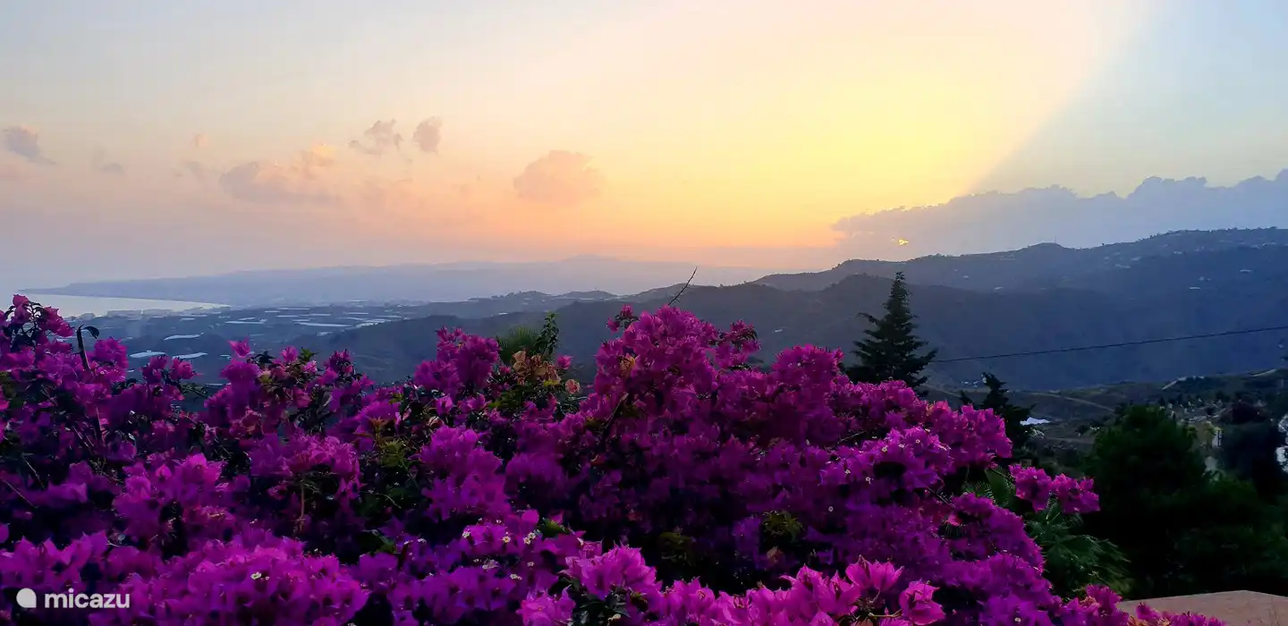 Belle vue, même le soir quand le soleil se couche.
