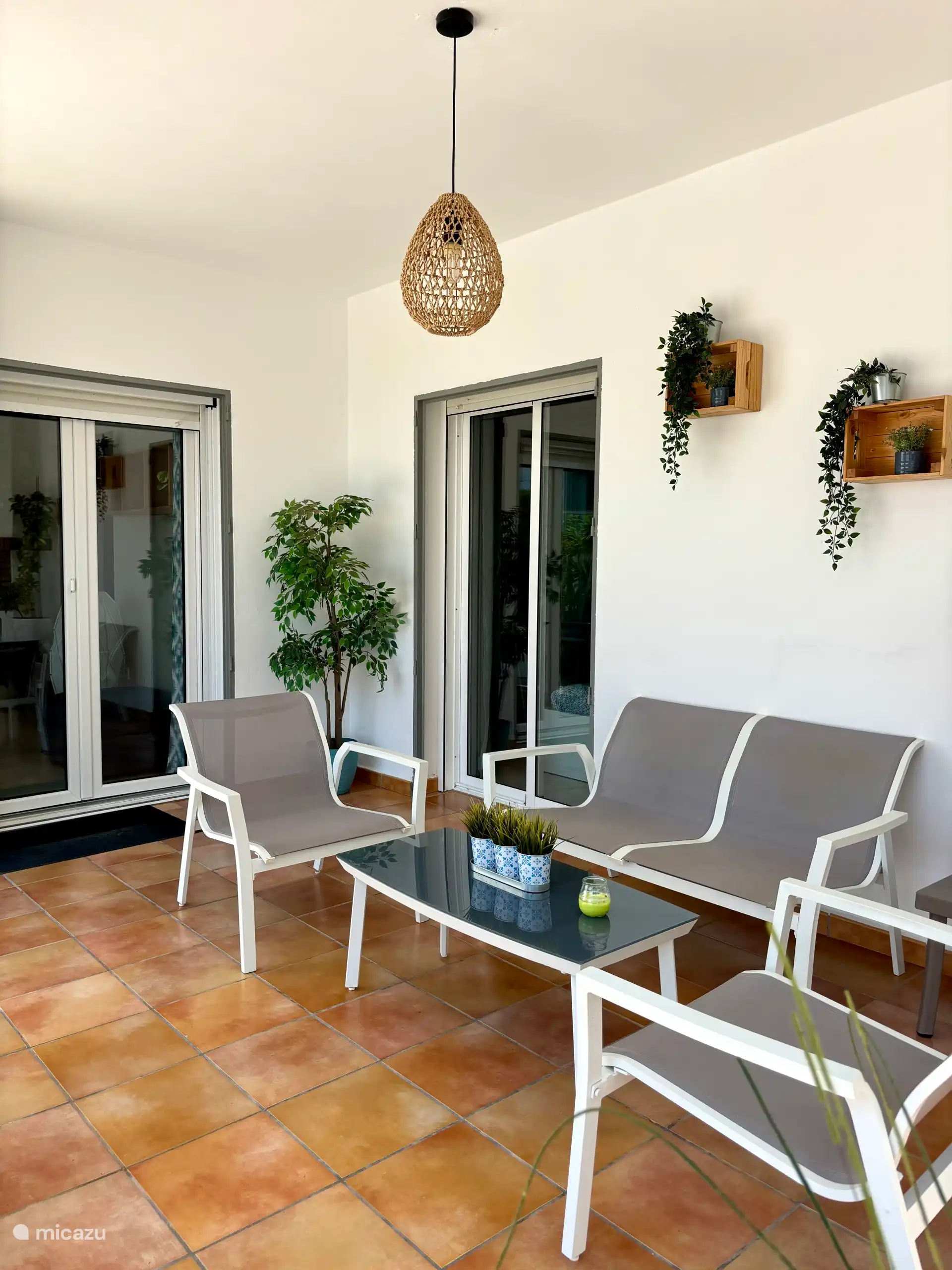 Überdachte Terrasse