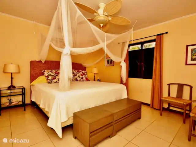Plage Lechi | Bonaire, Bonaire, Kralendijk - appartement chambre 1 avec salle de bain et climatisation