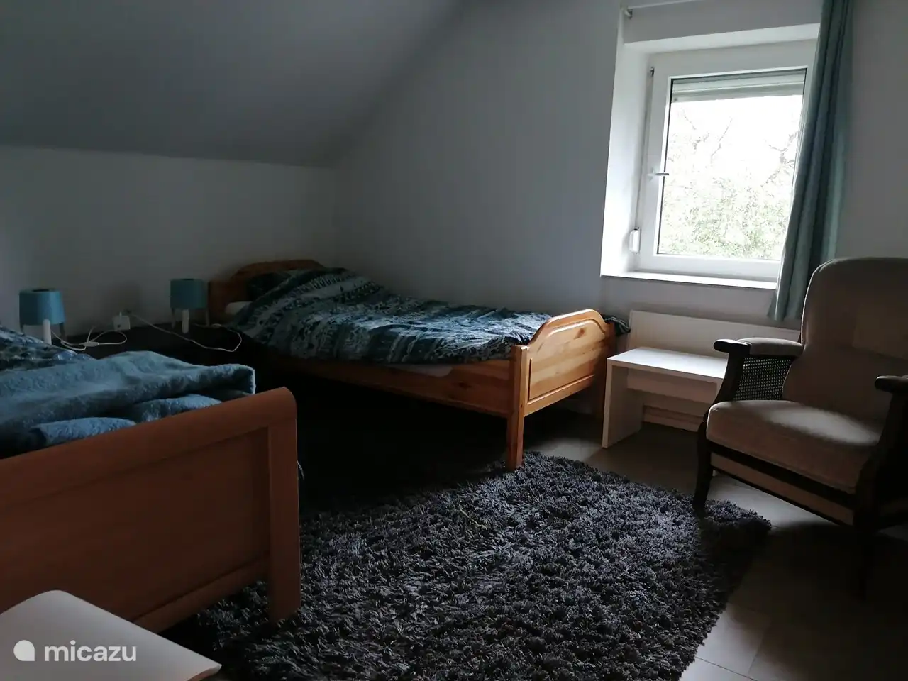 Dormitorio 1 en el primer piso.