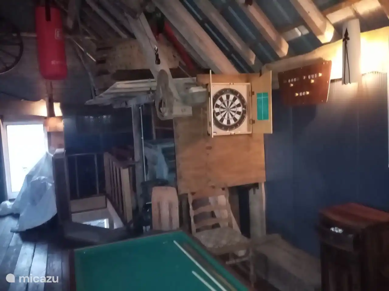 Cobertizo recreativo.