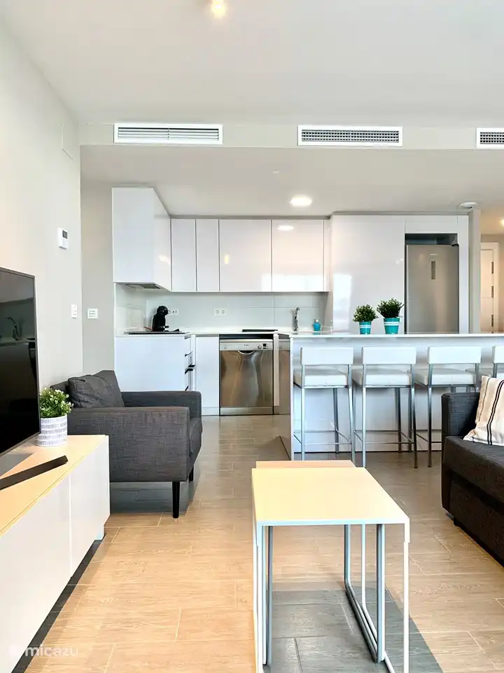 Volledig ingerichte keuken