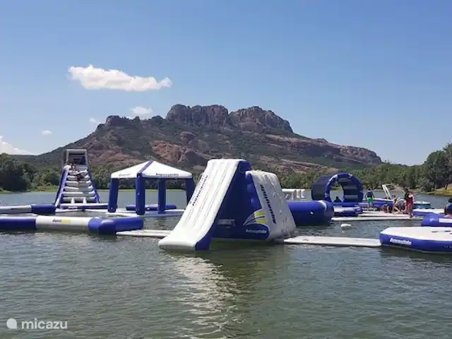 Casa móvil l Mar l Sur de Francia en Francia, Costa Azul, Roquebrune-sur-Argens - mobil home / caravana Diversión para los niños, un parque de atracciones acuático.