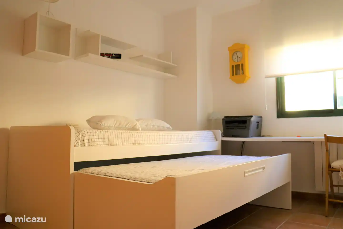 Schlafzimmer 2: 2-Personen-Schlafzimmer mit 2 Einzelbetten