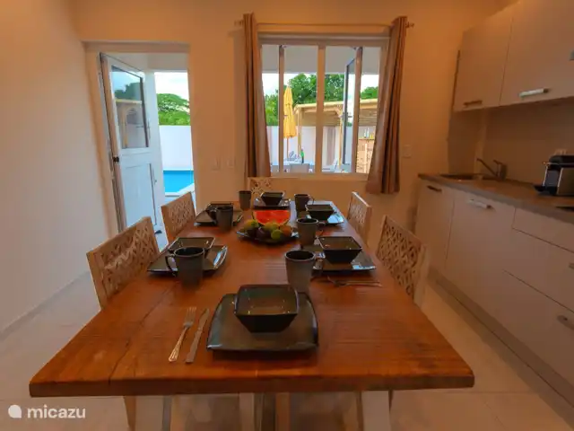 Villa NorMir huren in Curaçao, Curacao-Midden, Willemstad - villa Eetgedeelte woning
