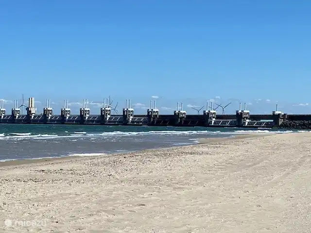 Vakantievilla in Zeeland huren in Nederland, Zeeland, Kamperland - villa uitzicht op de Neeltje Jans