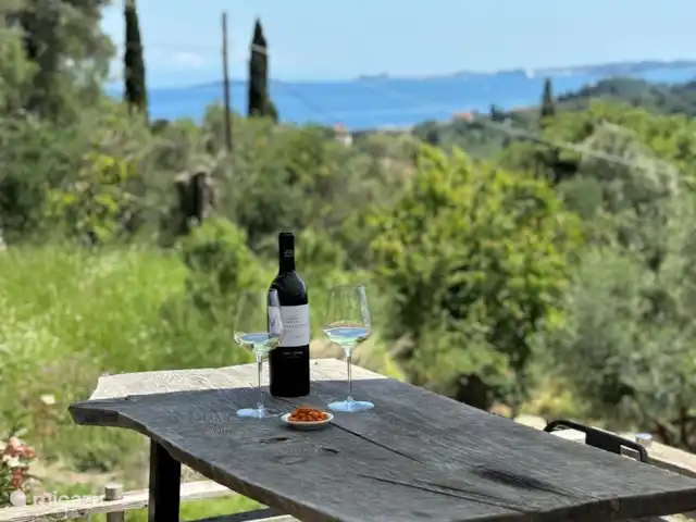 Spiti Espède | Grèce, Corfou, Agios Markos - maison de vacances Terrasse à la verrière du Louvre