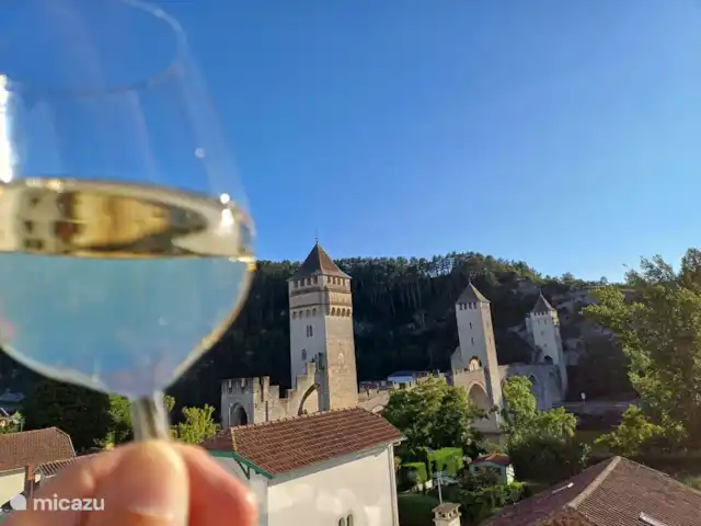 casa vacacional en Francia, Lot, Flaugnac – ¡Bulle, para los amantes del vino! El puente medieval de Cahors