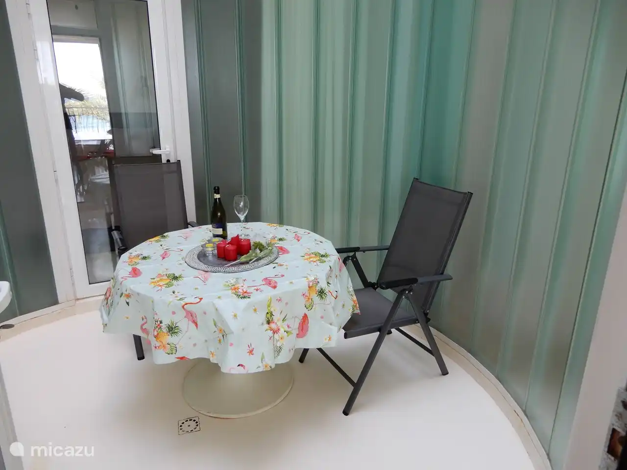 inside patio with sitting area