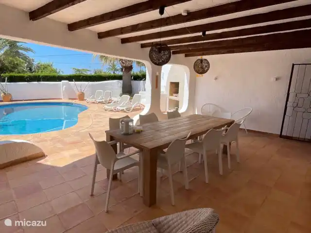 Casa Amarilla | Espagne, Costa Blanca, Benissa - villa Terrasse couverte au bord de la piscine