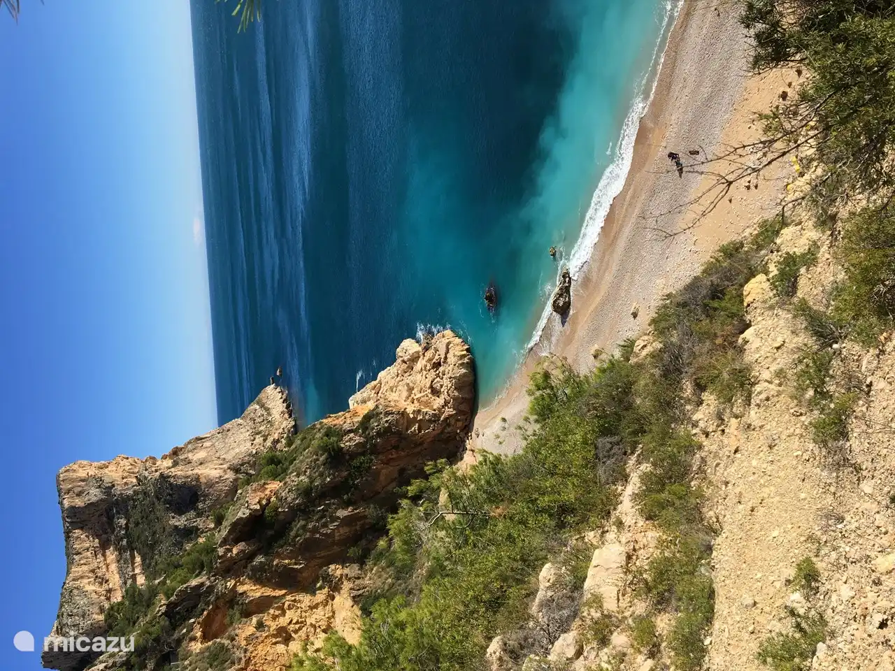 Das Meer bei Cala Moraig