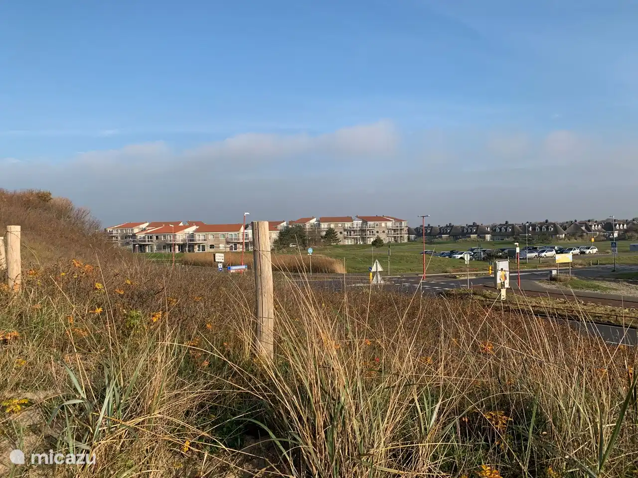 Vue de Duynblick depuis les dunes.